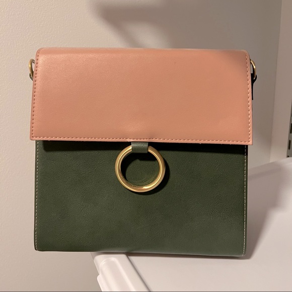 CDSD Calm Down Slow Down Shoulder Bag - pink+khaki - Picture 2 of 4